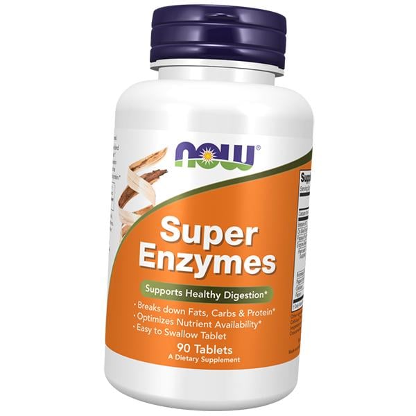 Пищеварительные ферменты Now Foods Super Enzymes 90 таб. (69128015)