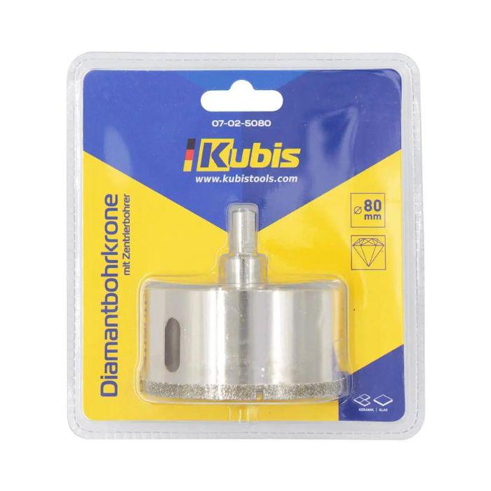 Сверло корончатое бриллиантовое Kubis 07-02-5080 KERAMIK PLUS 80 мм (00000006194)