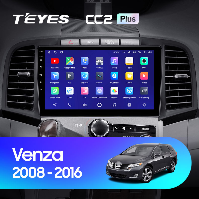 Автомагнитола штатная Teyes для Toyota Venza 2008-2016 Android CC2-PLUS 3+32G Wi-Fi (1464271757) - фото 3