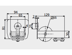 Концевой ролик Roll Grand АМ для ворот весом до 800 кг до 8 м (1532) - фото 2 Концевой ролик Roll Grand АМ для ворот весом до 800 кг до 8 м (1532) - фото 2