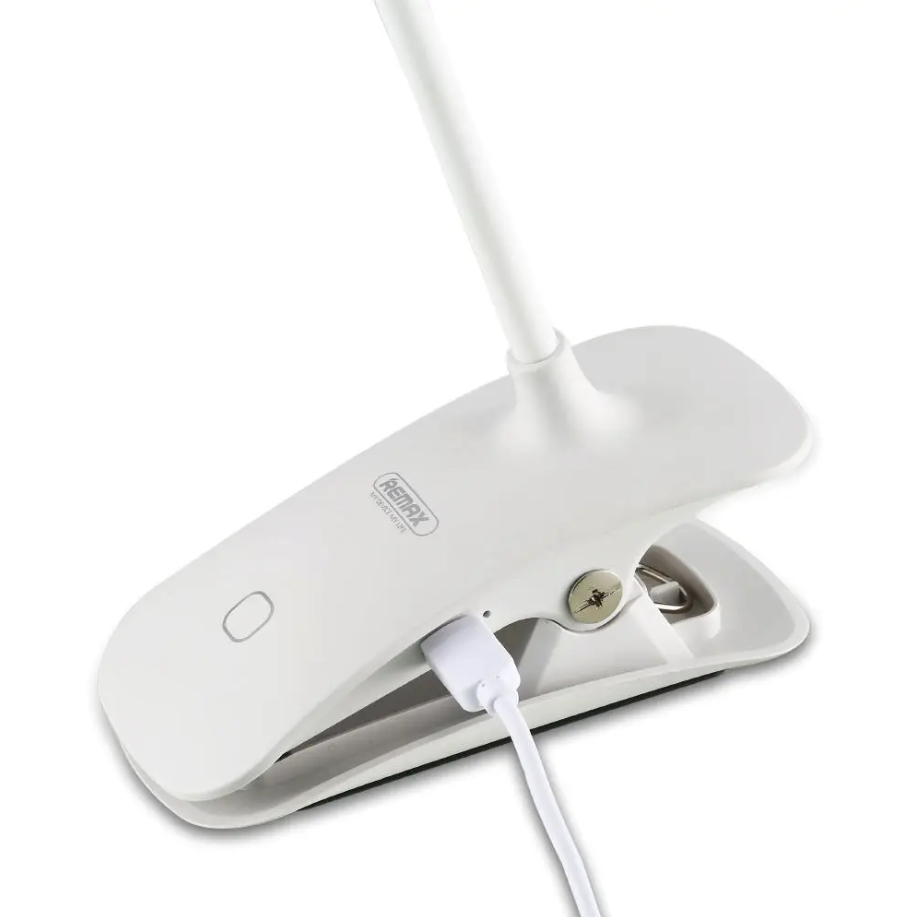 Настольная лампа Remax RT-E195 LED Eye Protecting со встроенным аккумулятором и клипсой до 7 ч. 700 mAh 6000K White (20829898) - фото 4 Настольная лампа Remax RT-E195 LED Eye Protecting со встроенным аккумулятором и клипсой до 7 ч. 700 mAh 6000K White (20829898) - фото 4