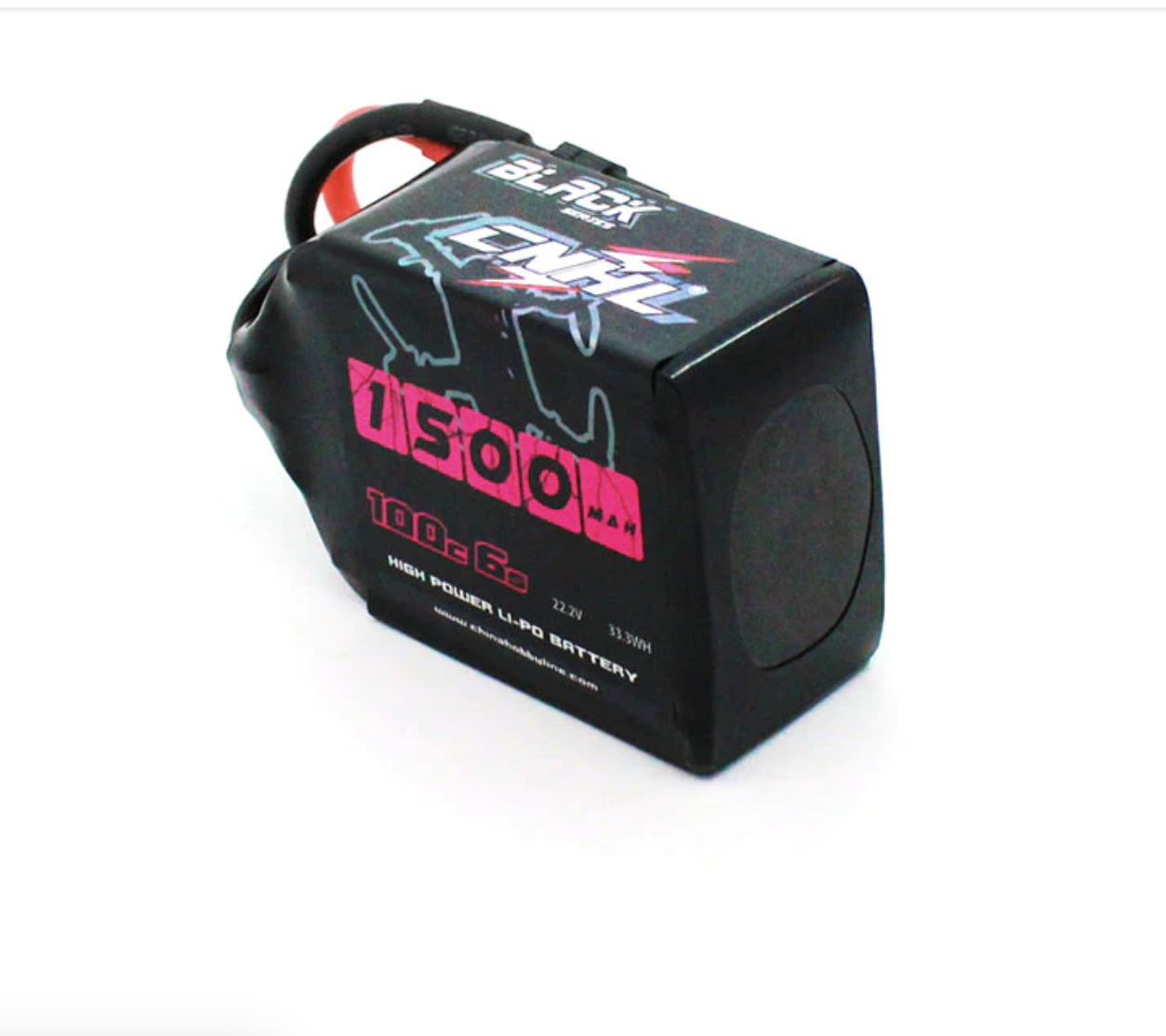 Акумулятор для FPV 6S Li-po CNHL LiPo 1500 mAh 100C Black - фото 1