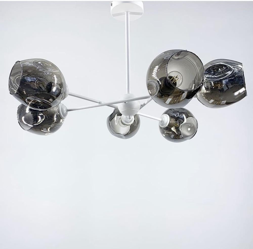 Люстра потолочная в современном стиле на 6 плафонов (K 166/6)