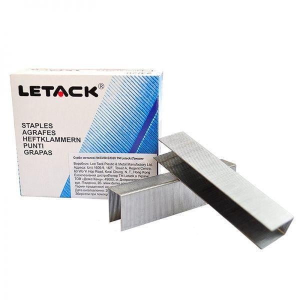 Скобы Letack-2320 №23/20 1000 шт. (17124)