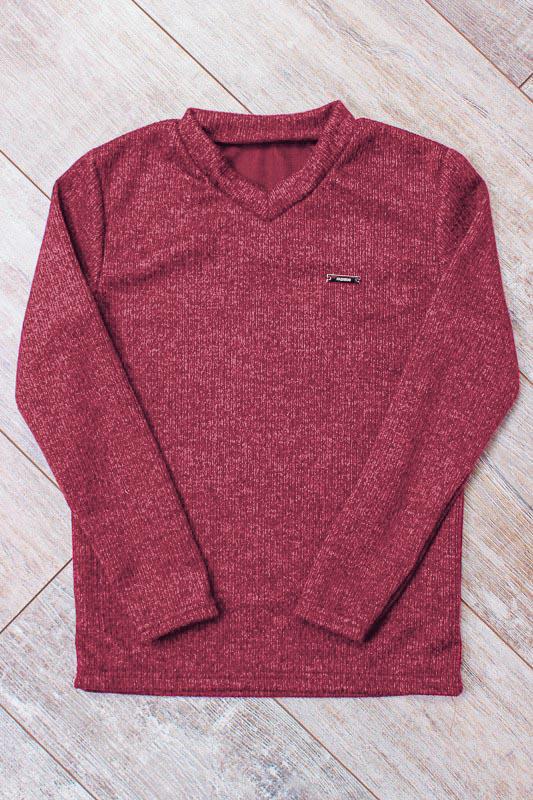 Джемпер для хлопчика Носи Своє 134 см Бордовий (6222-071-v9)