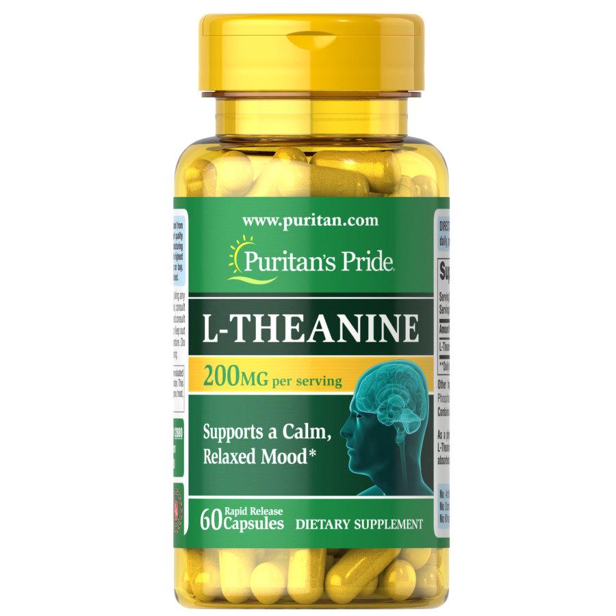 Аминокислота Puritan's Pride L-Theanine 200 мг 60 капс. (8031)