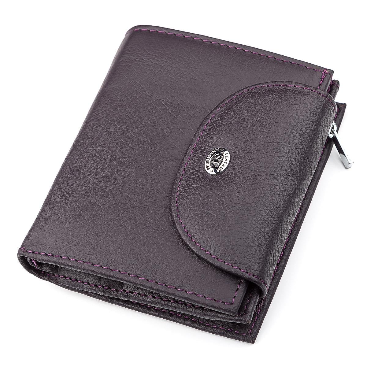 Кошелек женский кожаный ST Leather 18412 Фиолетовый (ST410)