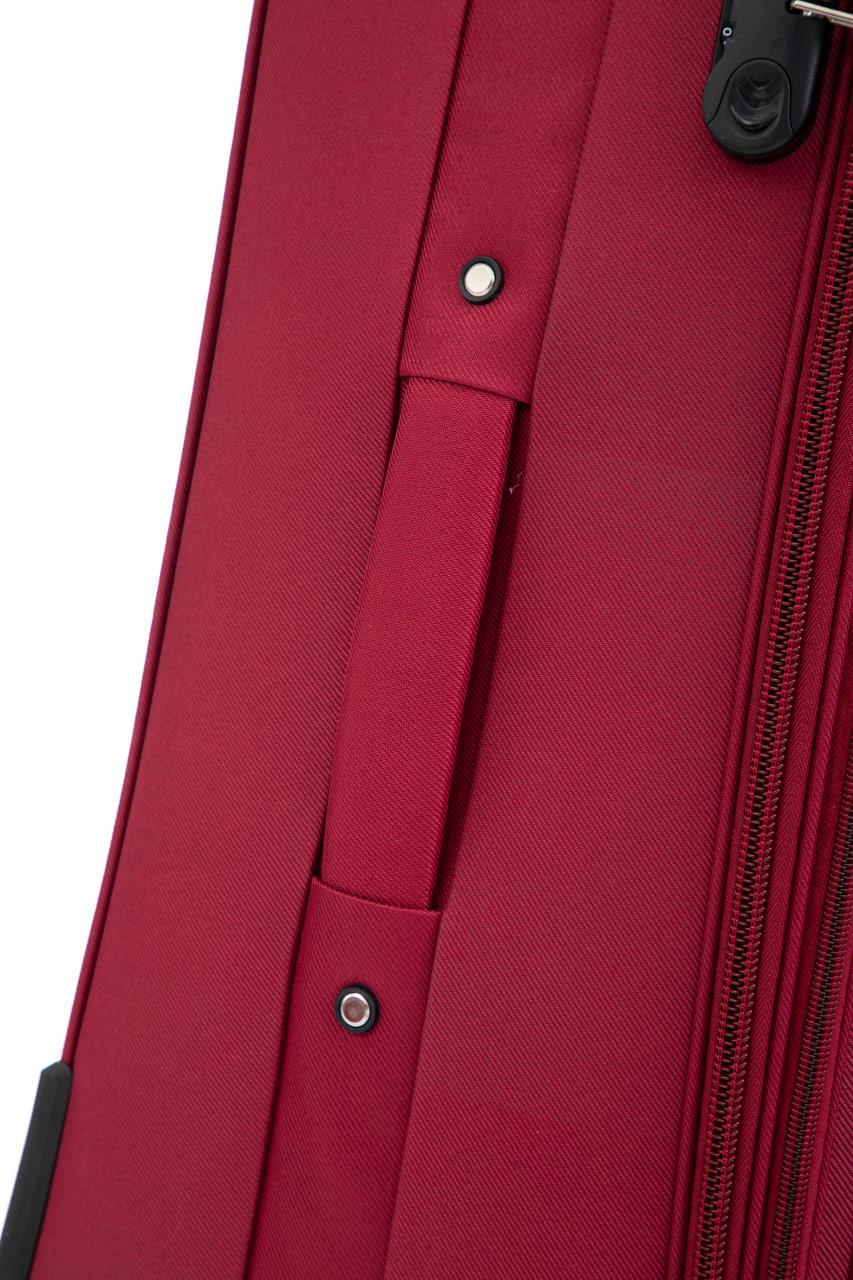 Чемодан Bonro Tourist 4 колеса невеликий Вишневий (2182) - фото 13