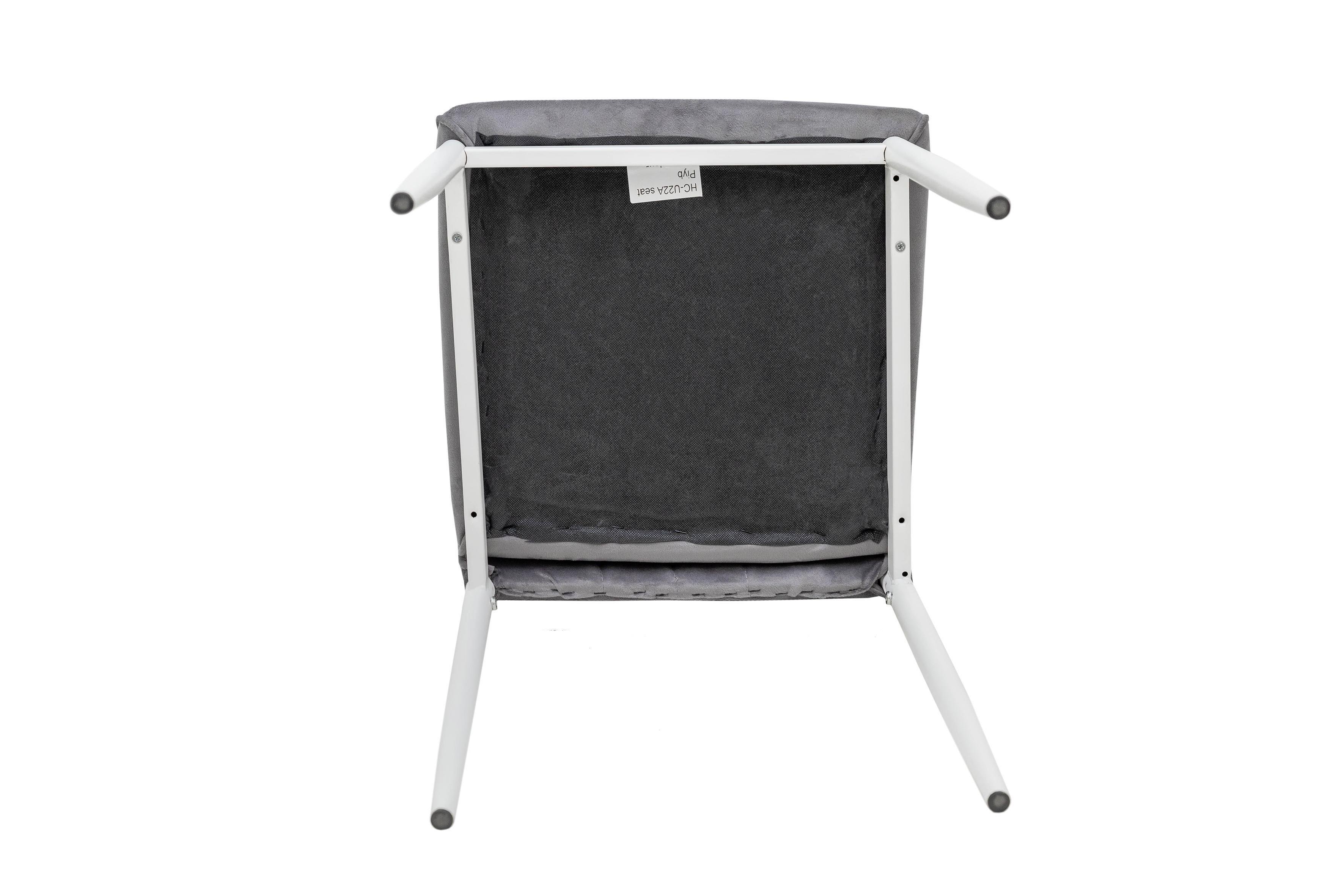 Стул для кухни и гостиной ГРЕЙС Рич 410х970х400 мм Белый/Серый (GAА0058024) - фото 5 Стул для кухни и гостиной ГРЕЙС Рич 410х970х400 мм Белый/Серый (GAА0058024) - фото 5