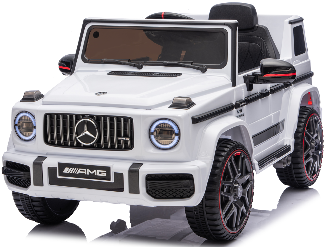 Детский электромобиль Diego MERCEDES G63 12V с пультом управления Белый (MERCEDES G63 Diego-W12) Детский электромобиль Diego MERCEDES G63 12V с пультом управления Белый (MERCEDES G63 Diego-W12)