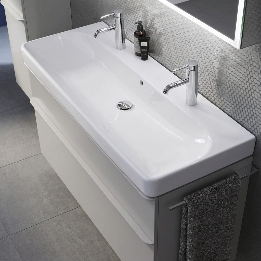 Умивальник накладний Geberit Smyle Square 1200x480 прямокутний, білий (500.253.01.1)