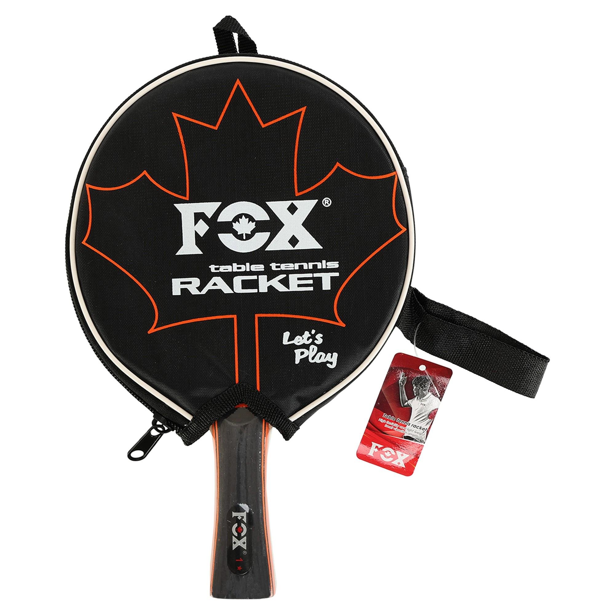 Ракетка для настільного тенісу Fox в чохлі 1 шт. (F-16) - фото 2 Ракетка для настільного тенісу Fox в чохлі 1 шт. (F-16) - фото 2