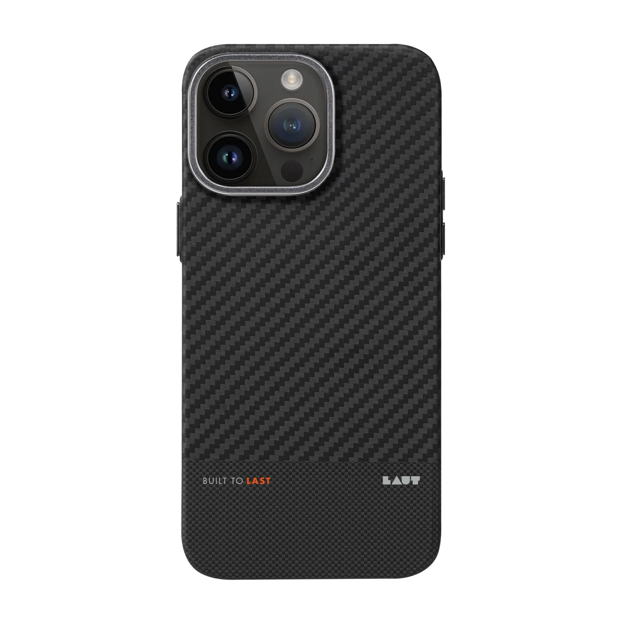 Чехол накладка Laut Kev Protect Aramid Fiber Case with MagSafe for iPhone 15 Pro Black (L_IP23B_KE_BK)