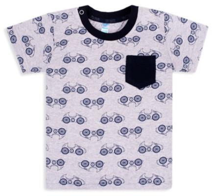 Футболка детская для мальчика GABBI FT-20-13-2 Технозавр 86 см Серый (12168)