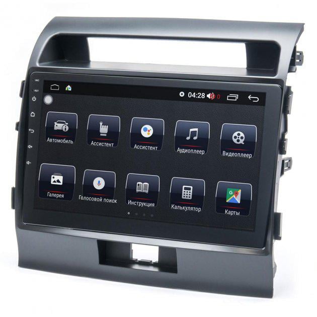 Штатная магнитола Prime-X 22-010-10B Toyota Land Cruiser 200 V8 2008-2015 сенсорный экран 12 Вт