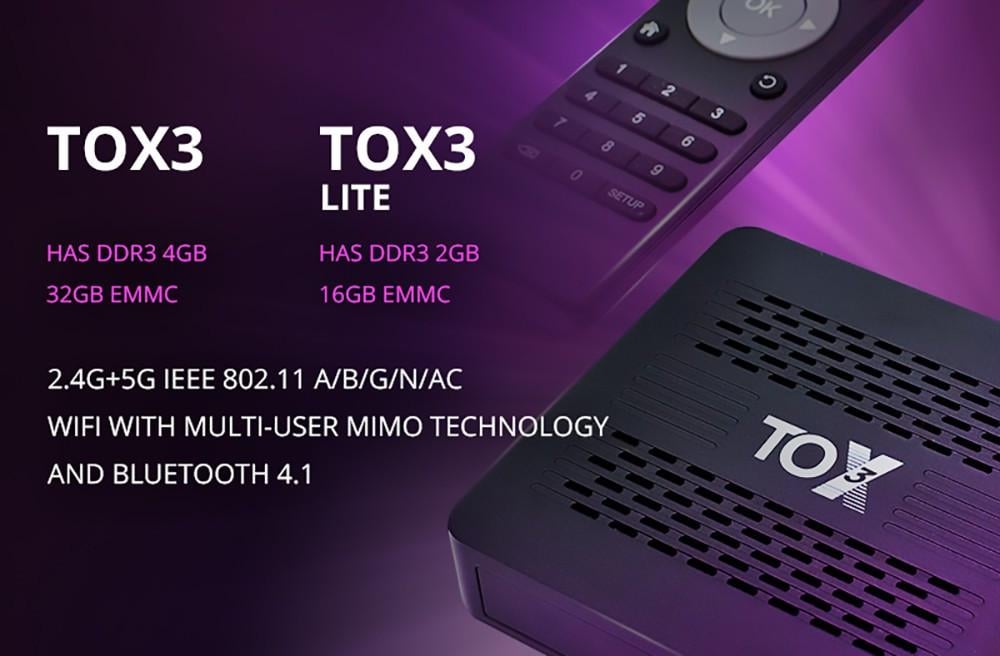 Смарт приставка Ugoos TOX3 4/32 Amlogic S905X4 Android 11 аеропульт з мікрофоном та гіроскопом (43568032_g10s) - фото 5