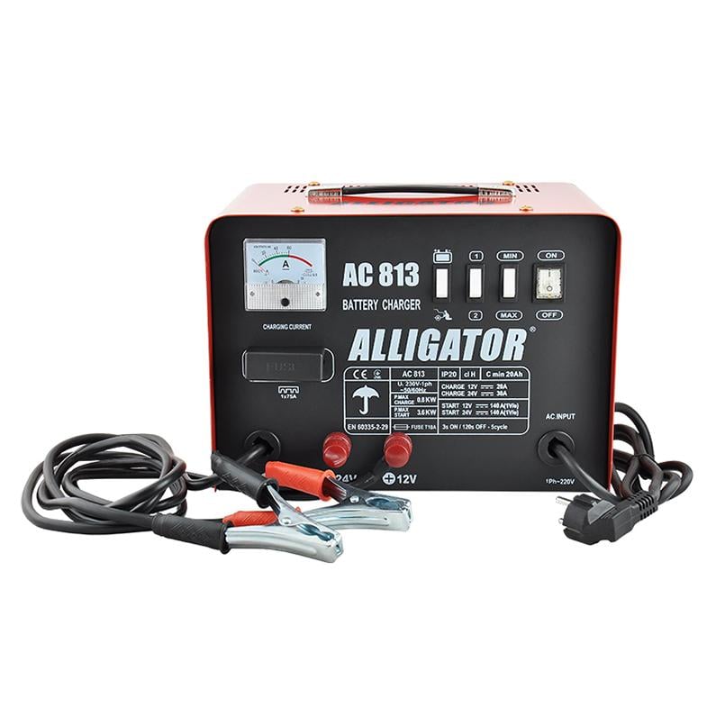 Пускозарядний пристрій Alligator AC813 12/24V 45А (12608986)