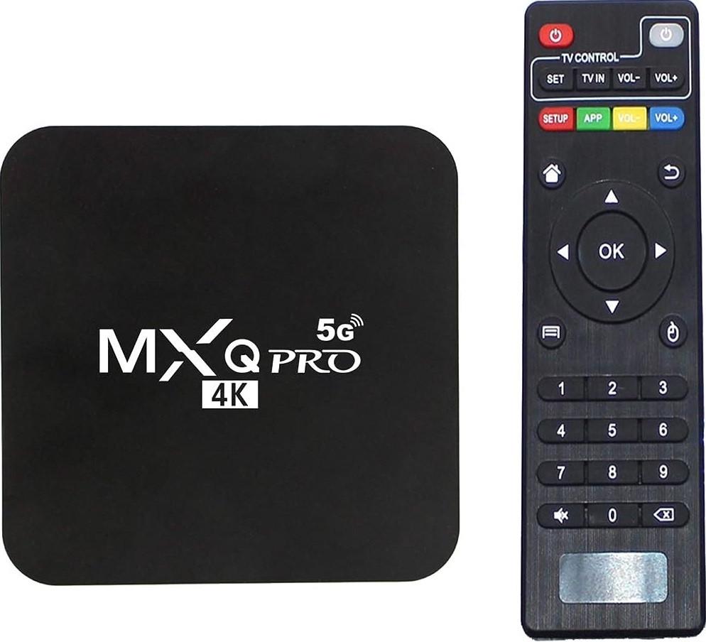 ТБ-приставка Android Smart TV Box RIAS MXQPro 4K 5G Android 13 2/16 Gb Black (3_03845) - фото 1