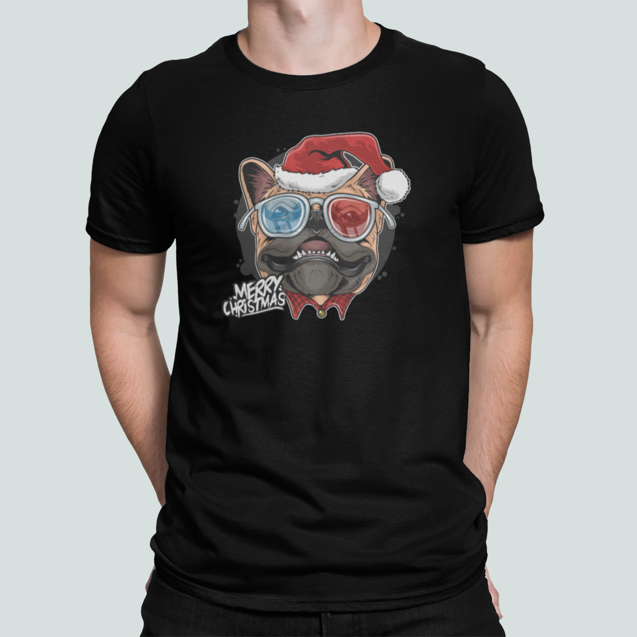 Футболка мужская новогодняя Stedman с принтом Бульдог в очках XXL Черный (НГ114-5) Футболка мужская новогодняя Stedman с принтом Бульдог в очках XXL Черный (НГ114-5)