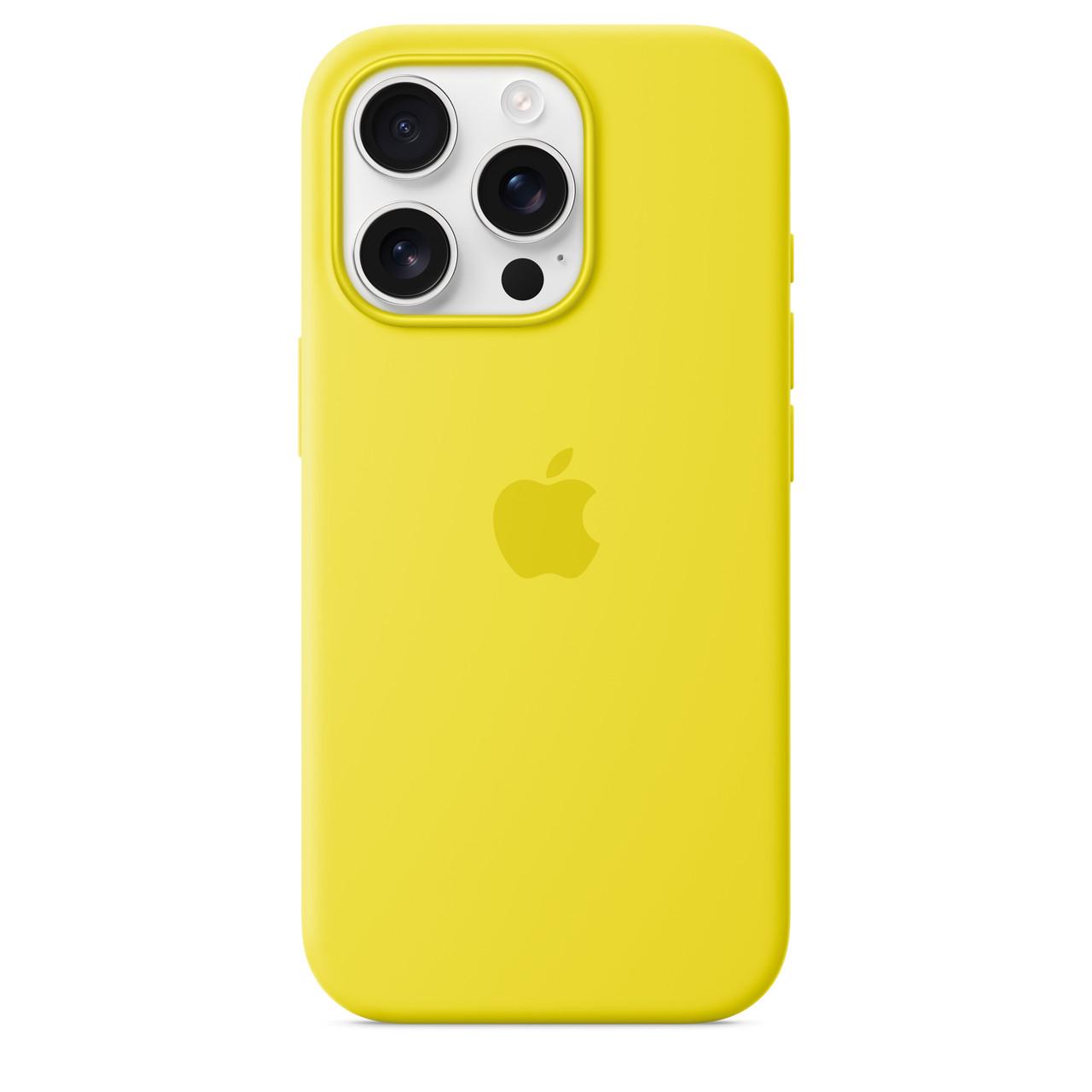 Чехол-накладка Apple Silicone Case with MagSafe for iPhone 16 Pro, Star Fruit (HC)
