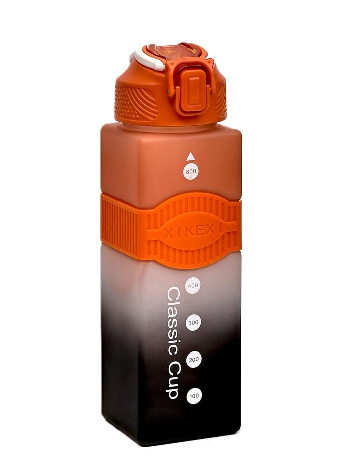 Пляшка спортивна пластикова 800 мл Orange (31072)