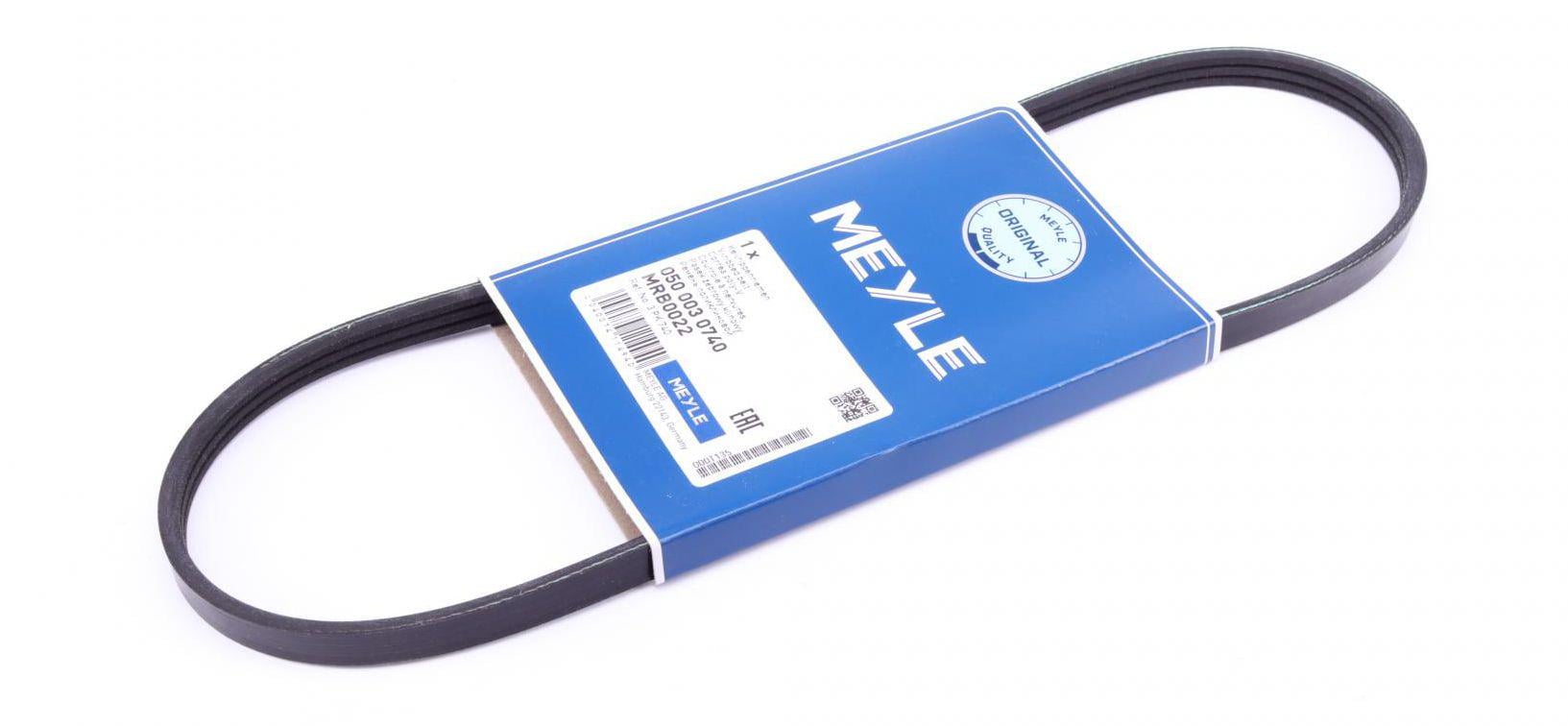 Ремінь генератора Meyle Peugeot 206 2.0 99-07/Renault Clio/Kangoo 1.2 98- 3PK740- 050 003 0740