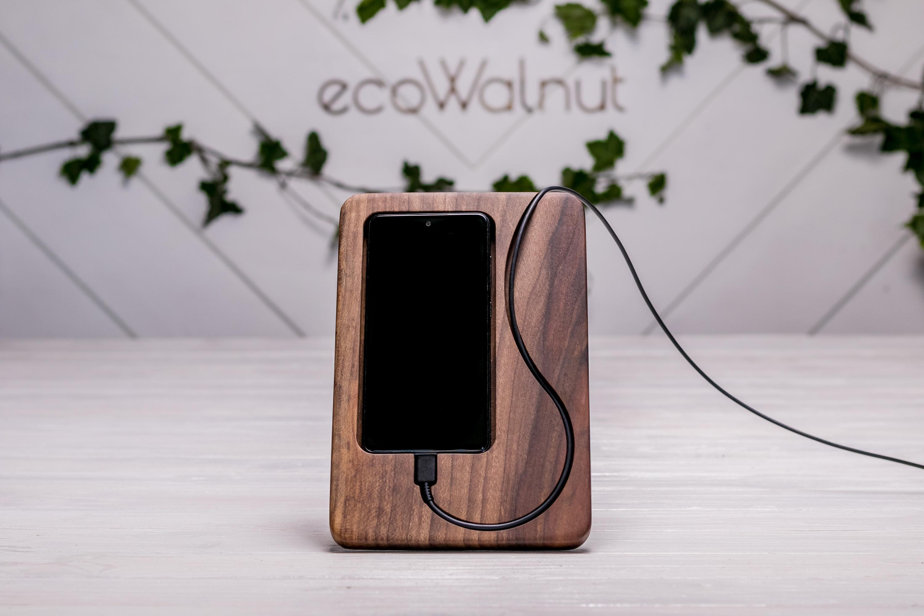 Зарядное устройство-аксессуар EcoWalnut беспроводное с логотипом (EW-31) - фото 7