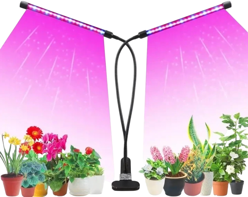 Фітолампа LED USB для росту рослин на 2 лампи (534) - фото 7