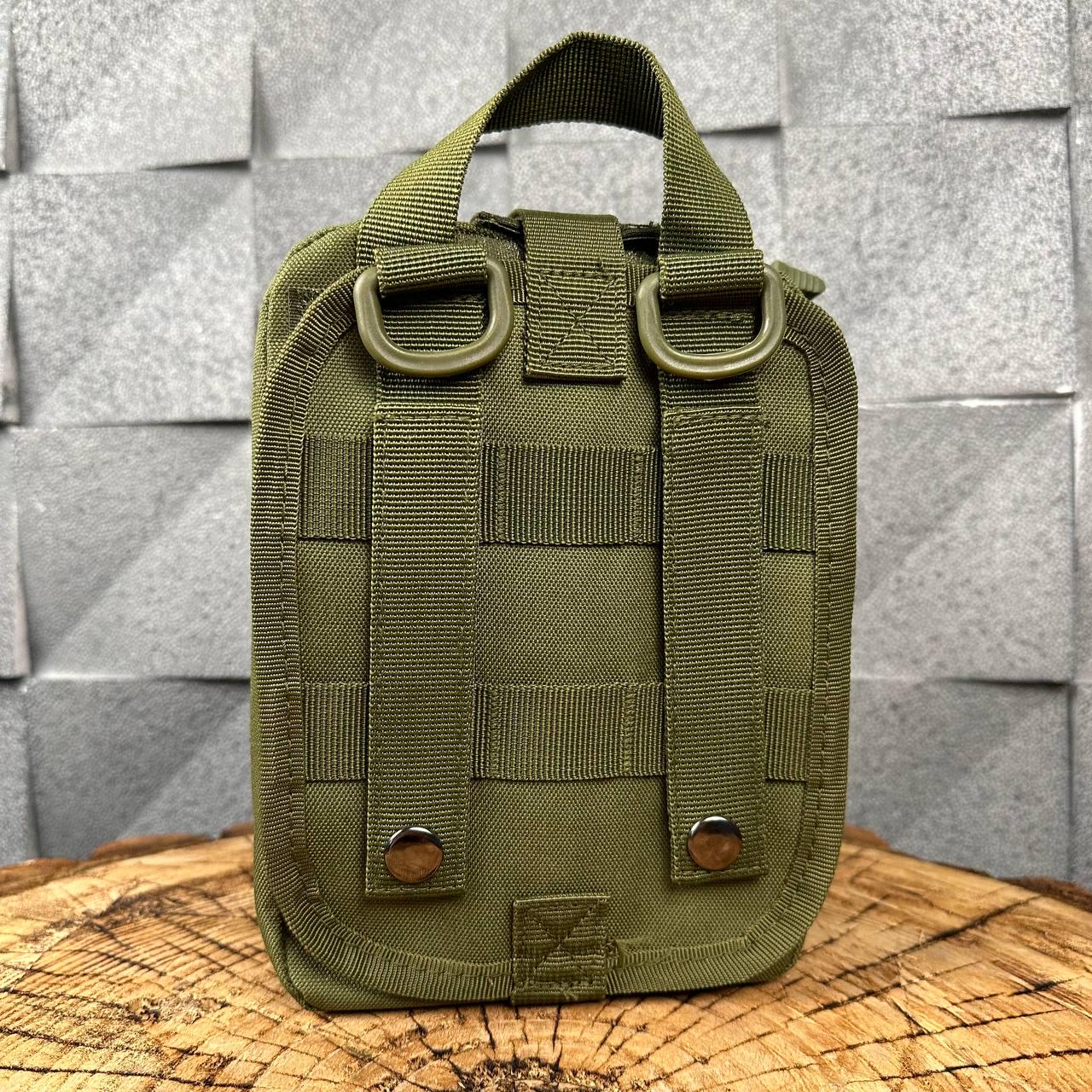 Подсумок для аптечки быстрого сброса стандарт НАТО Оливковый - фото 3 Подсумок для аптечки быстрого сброса стандарт НАТО Оливковый - фото 3