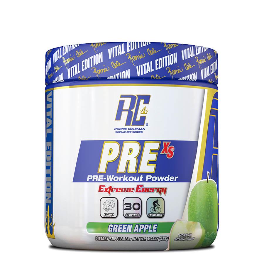 Предтренировочный комплекс Ronnie Coleman Pre XS Pre-Workout Powder 165 г Green Apple