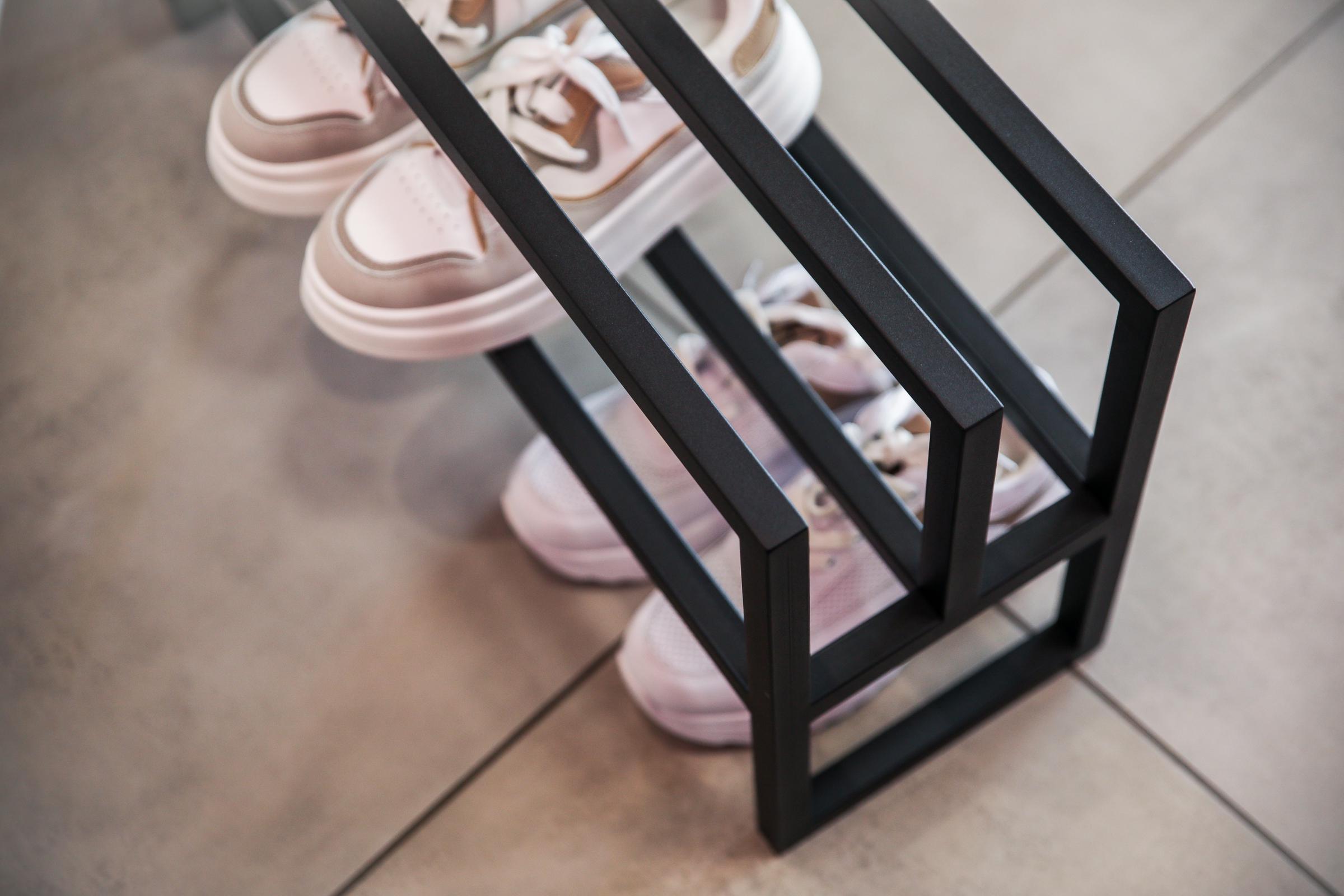 Полка для обуви Лаконичность+ двухэтажная из металла 70х20х34 см (ML-72.5) - фото 5 Полка для обуви Лаконичность+ двухэтажная из металла 70х20х34 см (ML-72.5) - фото 5