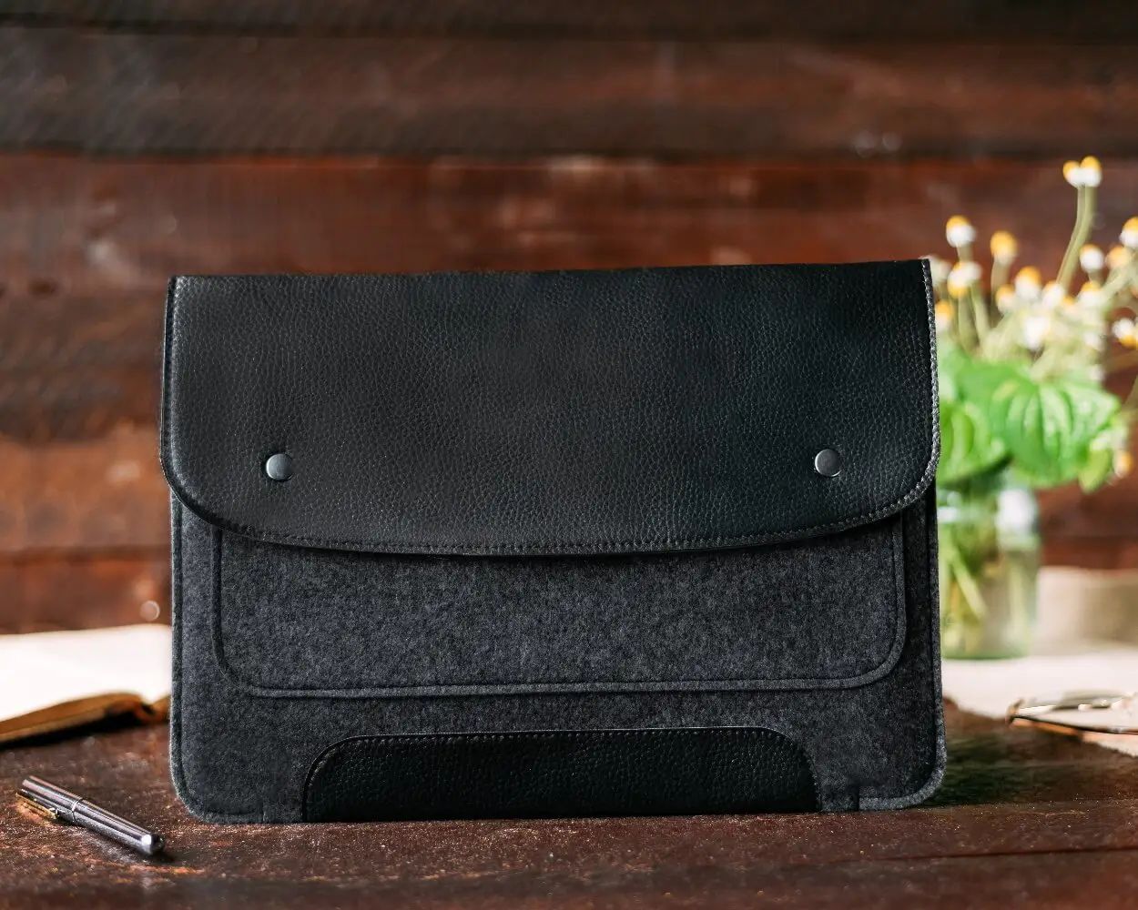 Чохол Gmakin Apple MacBook Air/Pro 13" GM71-13 Felt Case Black - фото 10