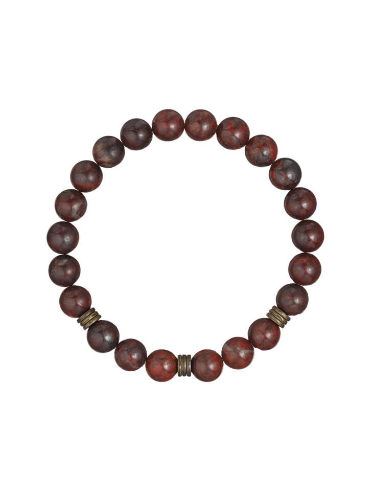 Браслет мужской из яшмы (4532)