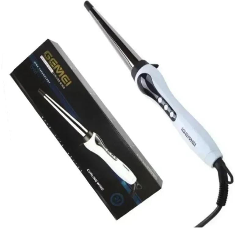 Плойка для волос Geemy GM403 керамическая конусная для завивки локонов 35 Вт Белый (2390000041) - фото 11 Плойка для волос Geemy GM403 керамическая конусная для завивки локонов 35 Вт Белый (2390000041) - фото 11