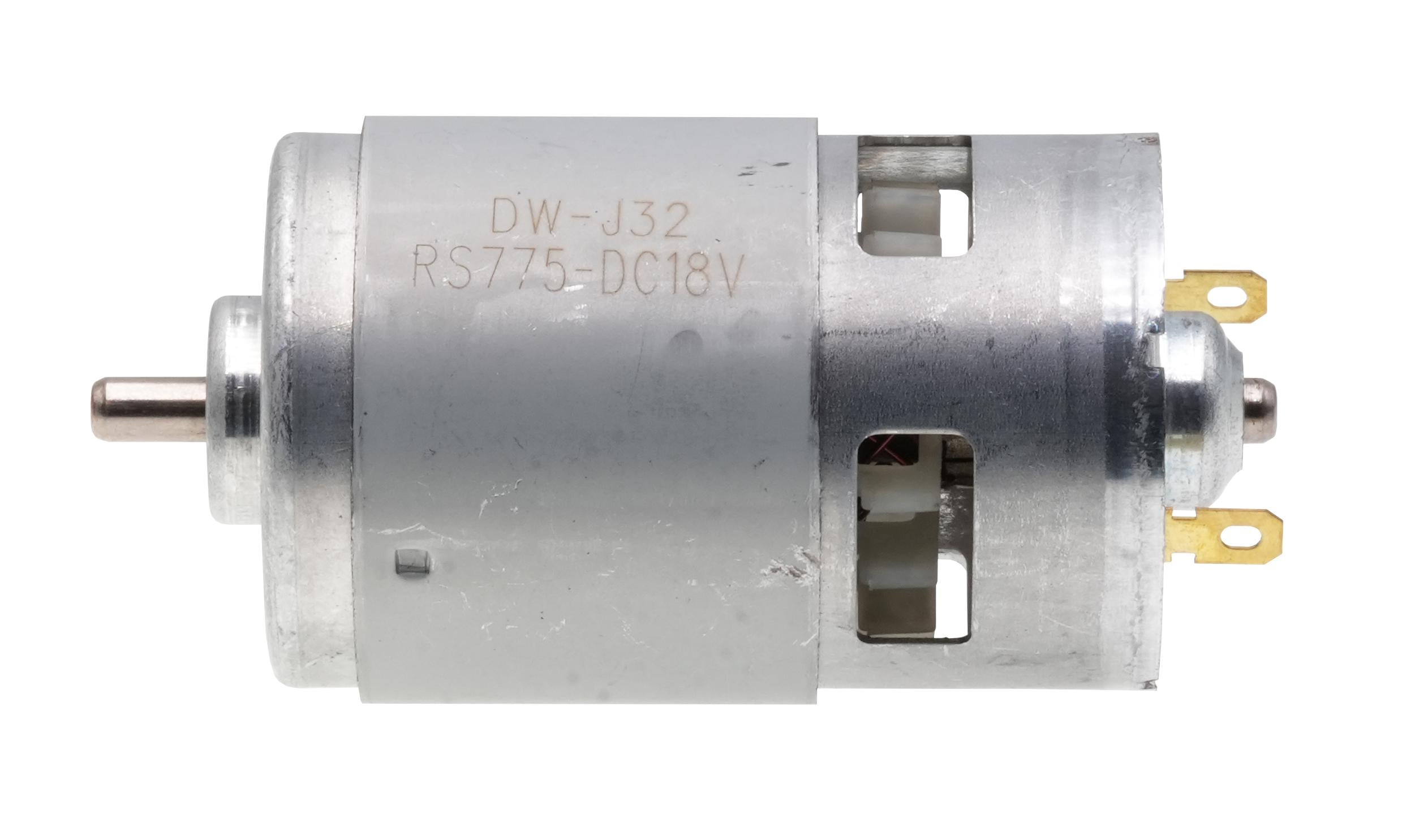 Двигатель аккумуляторного степлера VJ Parts Tk TCN-25/i20 RS-775S 18V D44/H89/d4x5мм (шур693)