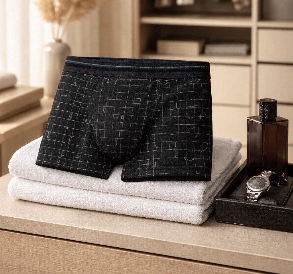 Трусы-боксеры мужские BAYKAR М р. 44-46 Черный (1230-02)