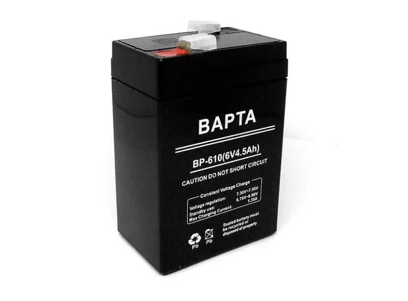 Батарея BAPTA BP-610 6В 4,5 Ач 70х47х100 мм (23251933)