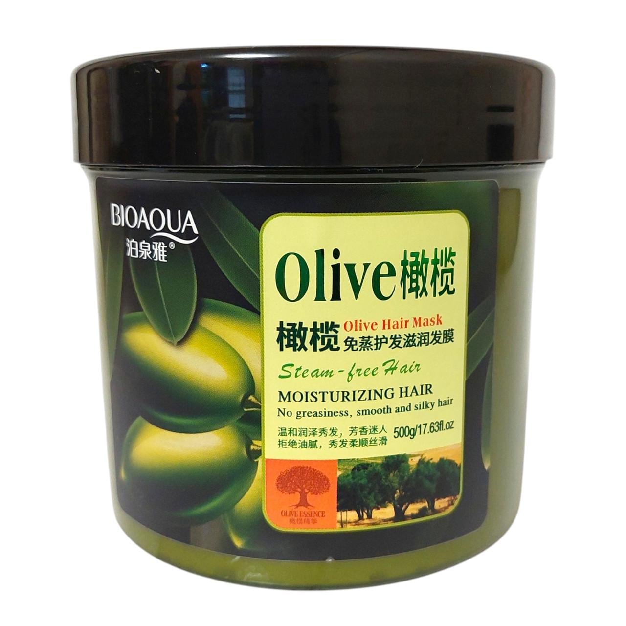Маска для волос Bioaqua Olive с оливковым маслом 500 мл (2483639838)