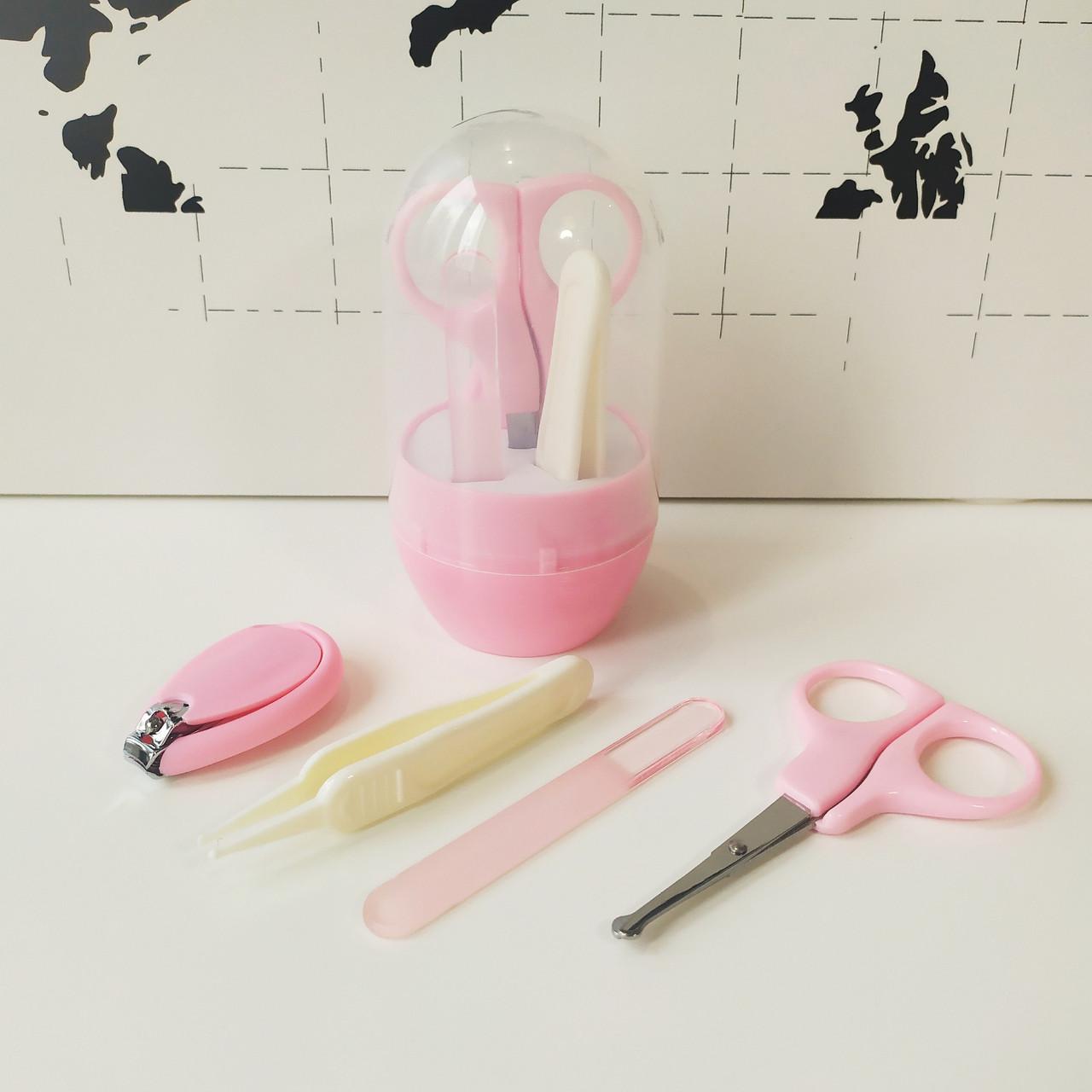 Набор по уходу за новорожденным малышом Baby Manicure 4 предмета Розовый - фото 4 Набор по уходу за новорожденным малышом Baby Manicure 4 предмета Розовый - фото 4