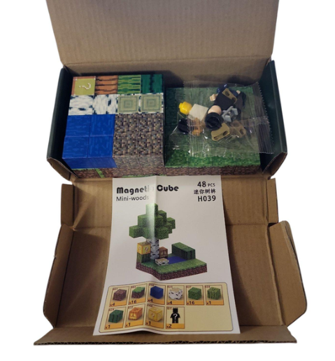 Конструктор магнітний майнкрафт Magnetic Cube маленький ліс 48 дет. (10370) - фото 4 Конструктор магнітний майнкрафт Magnetic Cube маленький ліс 48 дет. (10370) - фото 4