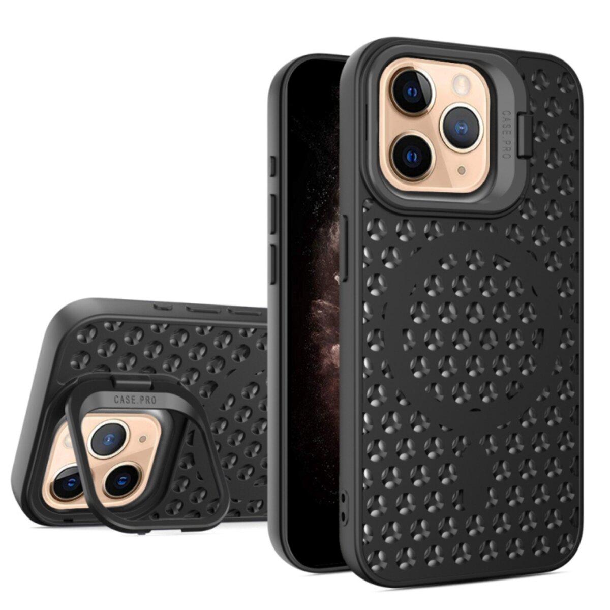 Протиударний чохол із підставкою Cosmic Grater Stand for Apple iPhone 11 Pro Black