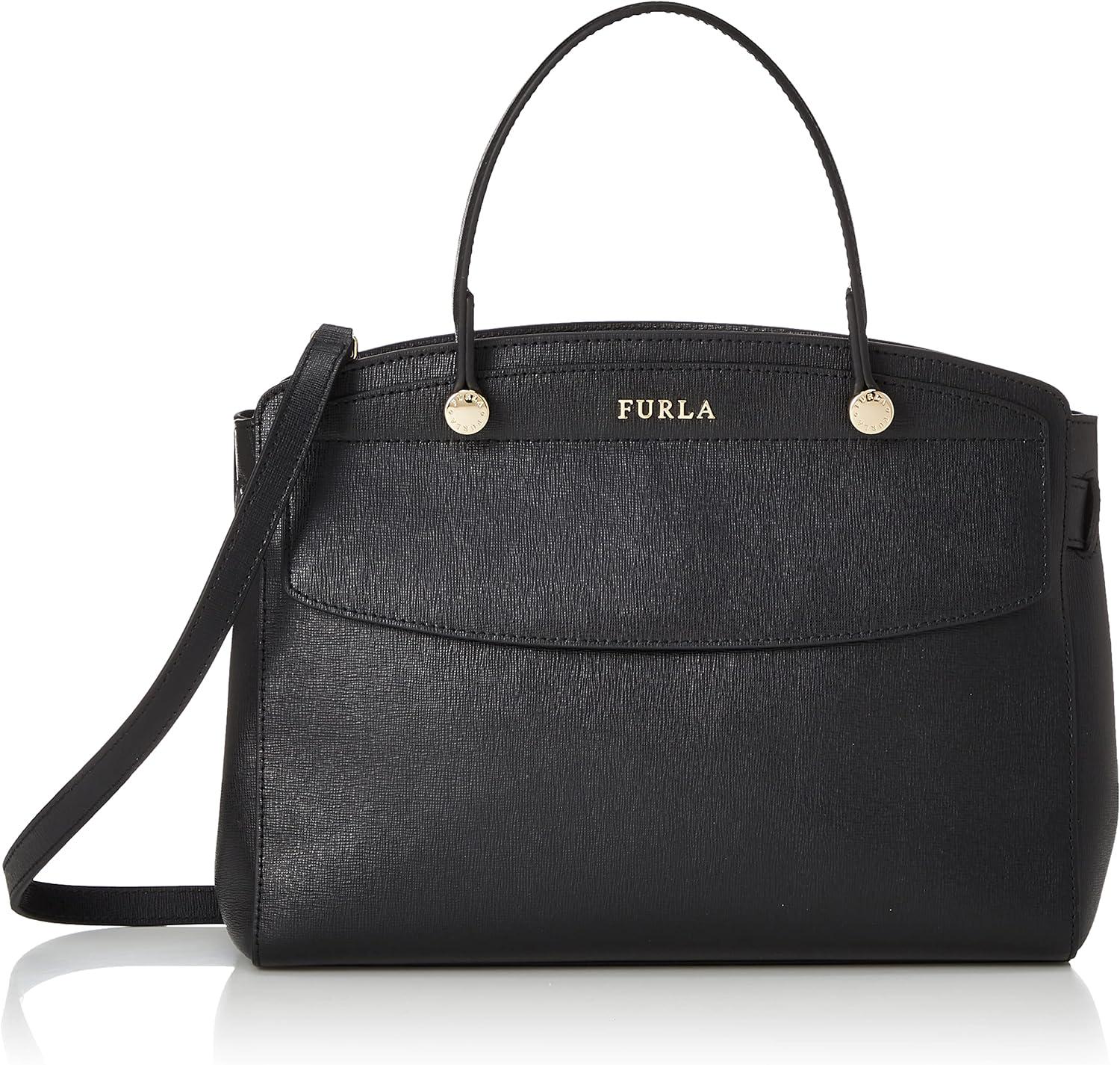Женская сумка Furla Stella Leather Tote Black (FL-797131)