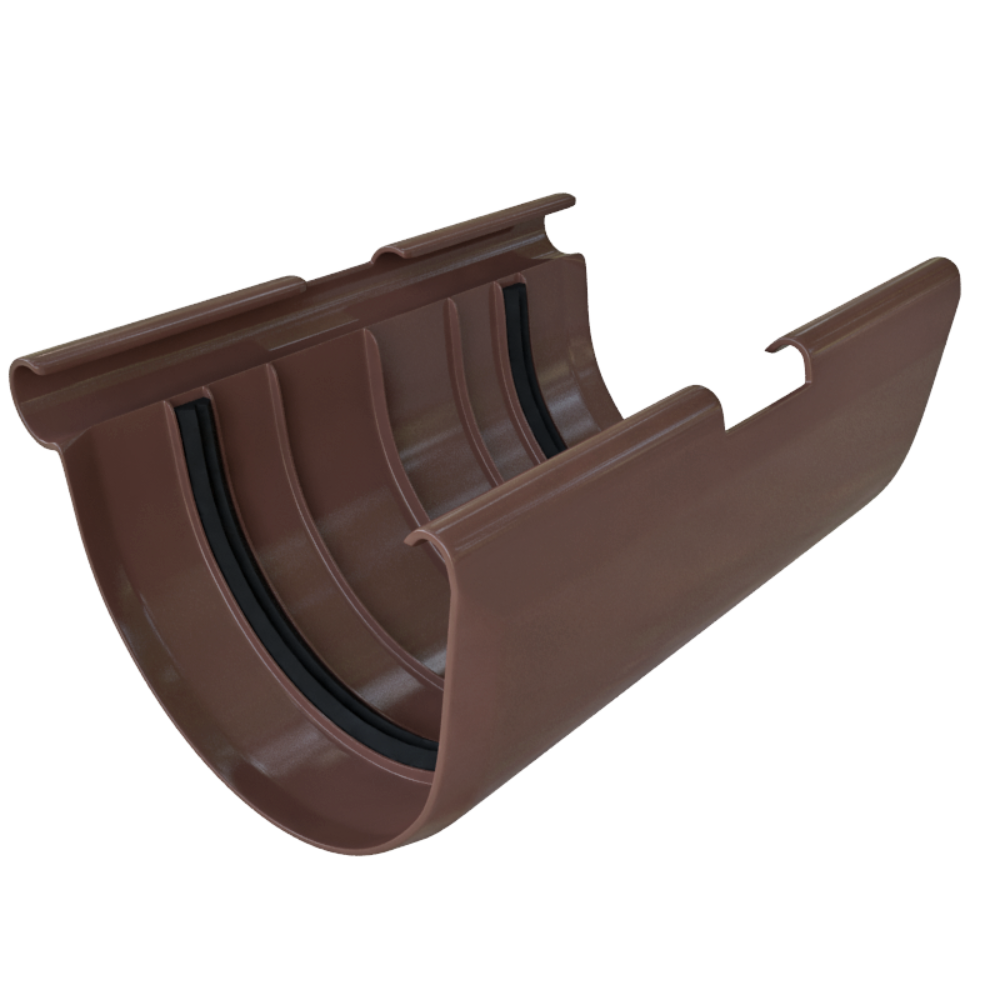 Муфта желоба Alta Profil 125 система Коричневый (18142674) Муфта желоба Alta Profil 125 система Коричневый (18142674)