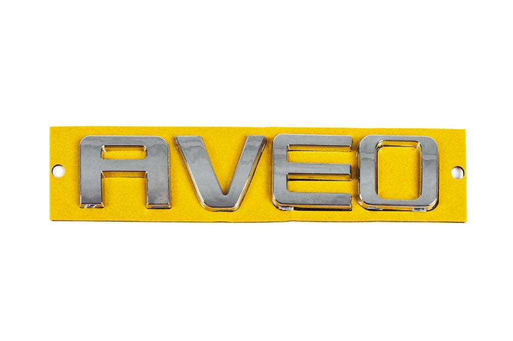Надпись AVEO 96462533 Davs Auto для Chevrolet Aveo T250 2005-2011 гг. abs-пластик Хром