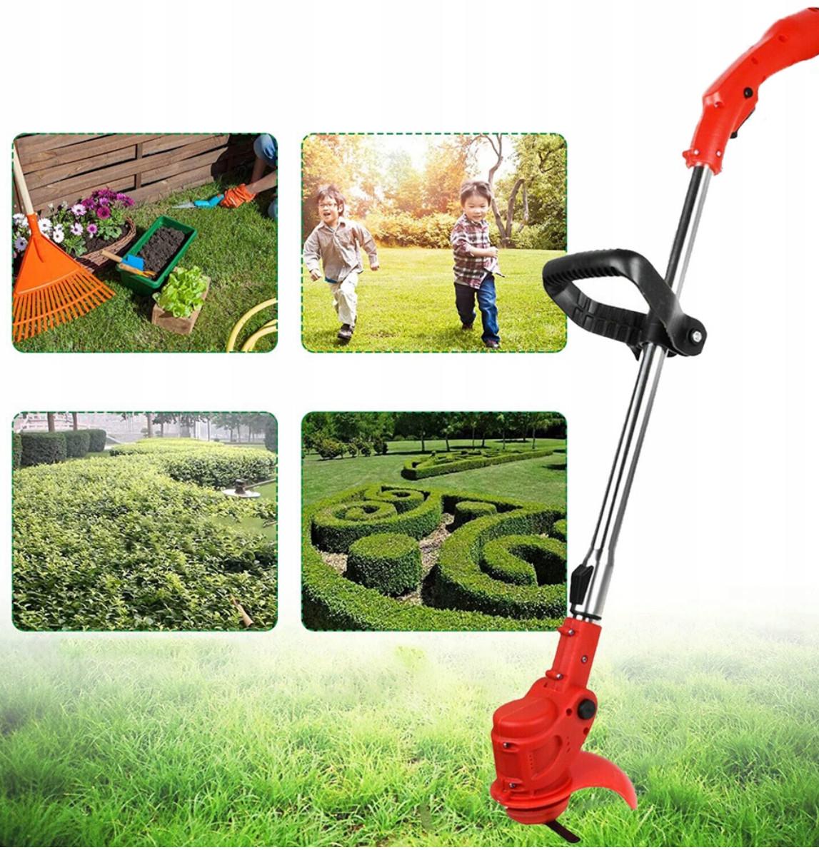 Триммер аккумуляторный для травы DaoLong на 2 аккумулятора (25344398)