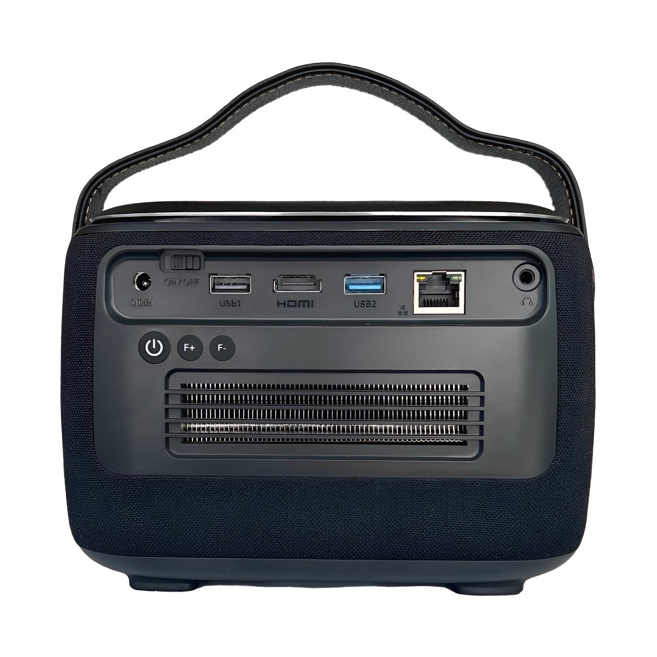 Проектор портативный BYINTEK R20 Max 1280х800Р 750 ANSI lm Android TV 11 Wi-Fi/Bluetooth 15600 мА·ч (epic2077) - фото 4