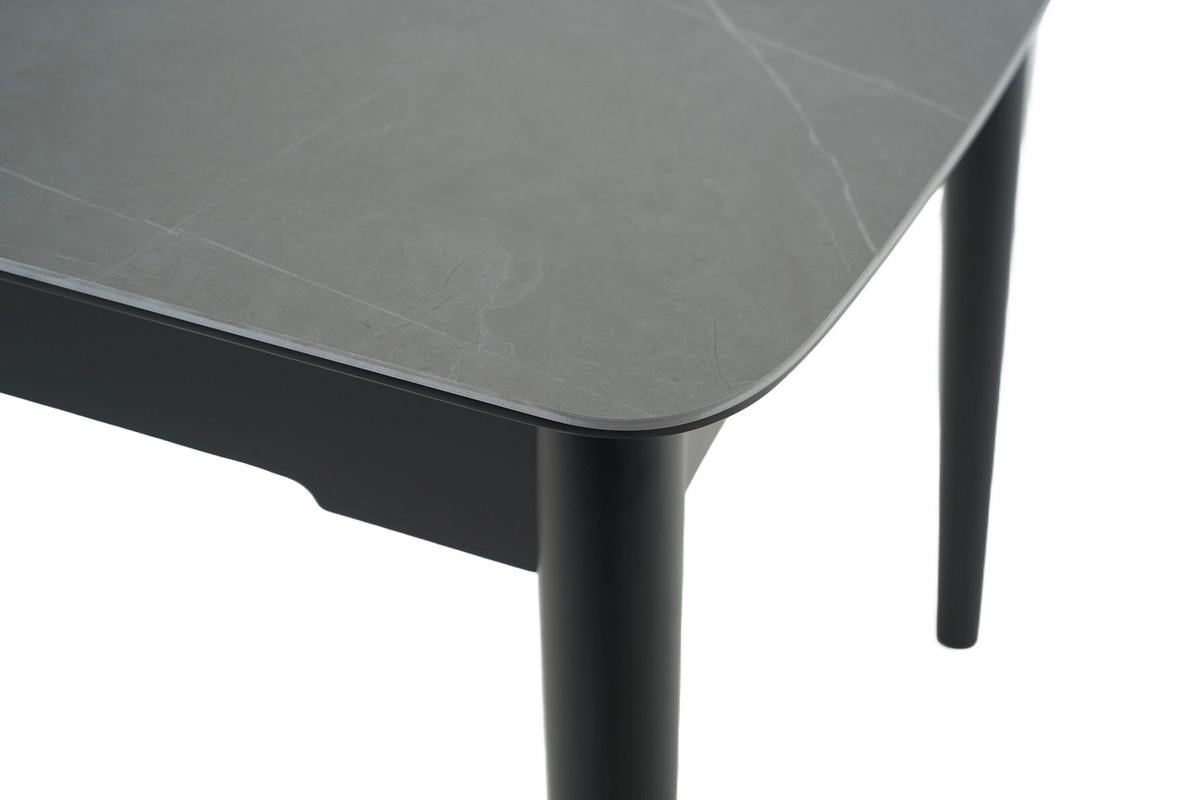 Стіл обідній розсувний Vetro Mebel 900-1200x750x760 мм Айс грей/Чорний (TМ-87-1) - фото 4 Стіл обідній розсувний Vetro Mebel 900-1200x750x760 мм Айс грей/Чорний (TМ-87-1) - фото 4