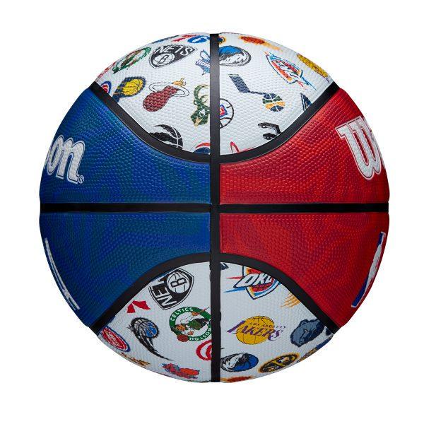 М'яч баскетбольний Wilson NBA All Team Basketball Outdoor 7 7 вуличний (WTB1301XBNBA) - фото 5