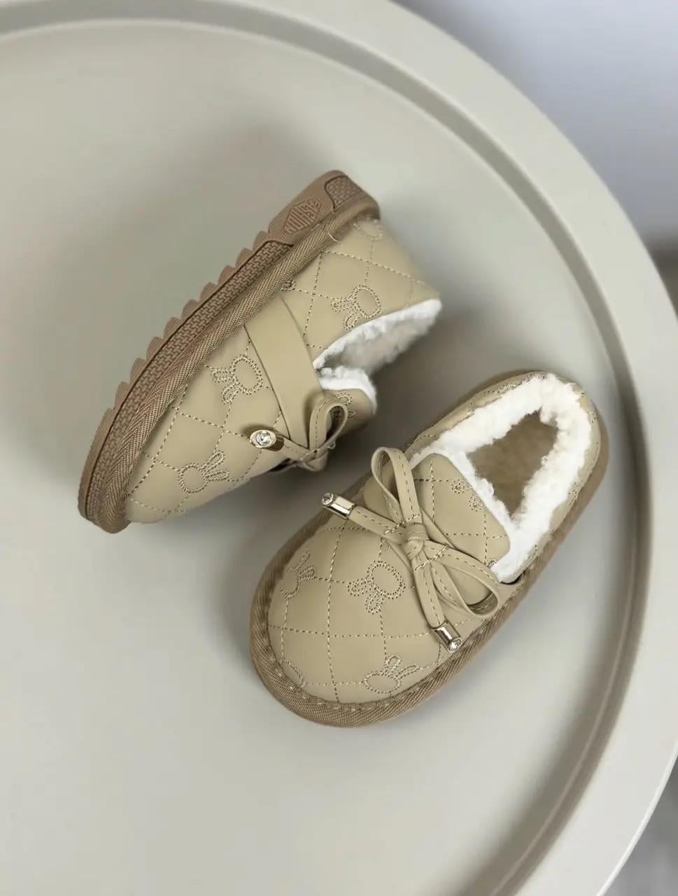 Ботинки детские осенние 1621 р. 24 Бежевый (32781762)