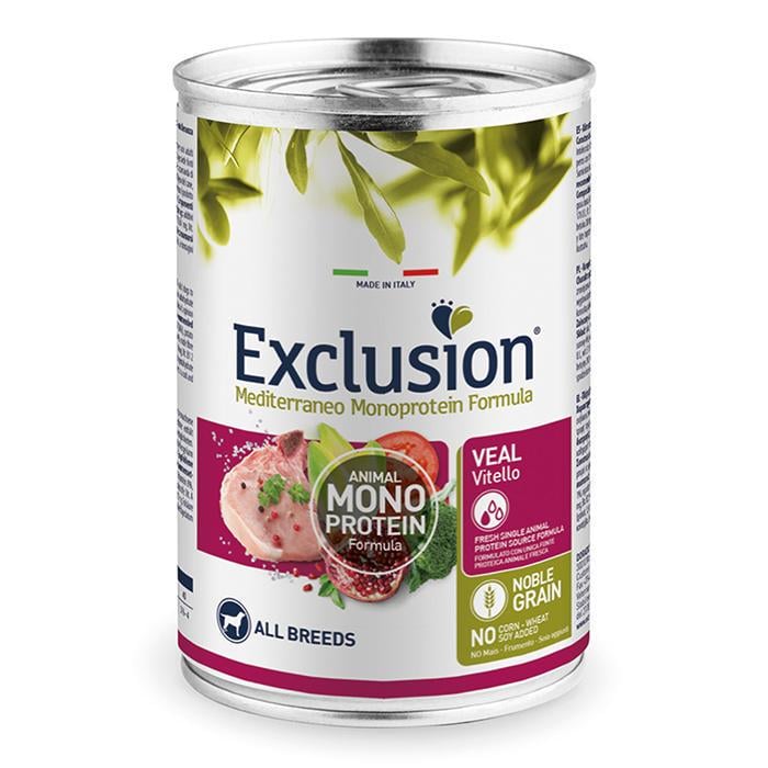 Консерва для собак Exclusion Veal All Breed с телятиной 400 г